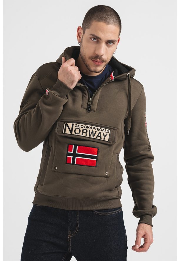 Худи Gymclass с джобове с капаче Geographical Norway