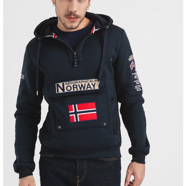 Худи Gymclass с джобове с капаче Geographical Norway