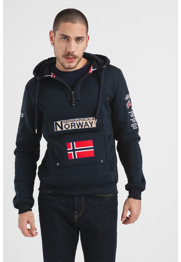 Худи Gymclass с джобове с капаче Geographical Norway