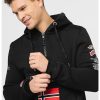 Худи Gymclass с къс цип и бродирано лого Geographical Norway