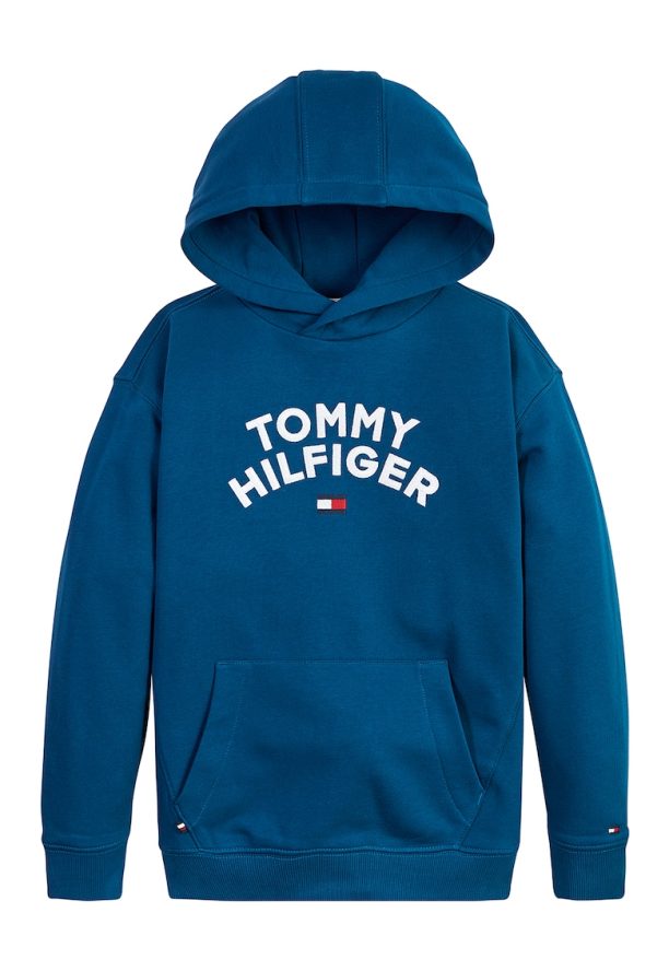 Худи с лого и паднали ръкави Tommy Hilfiger