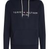 Худи с органичен памук и бродирано лого Tommy Hilfiger