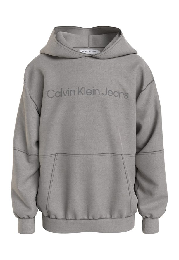 Худи с памук и лого CALVIN KLEIN