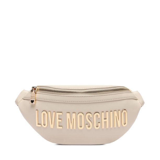 Чанта за кръст LOVE MOSCHINO в Екрю цвят