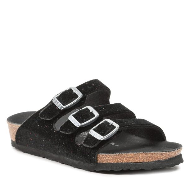 Чехли Birkenstock в Черен цвят