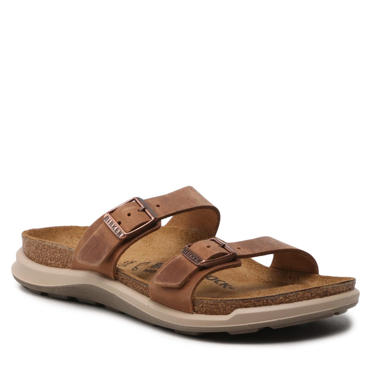 Чехли Birkenstock в Кафяв цвят