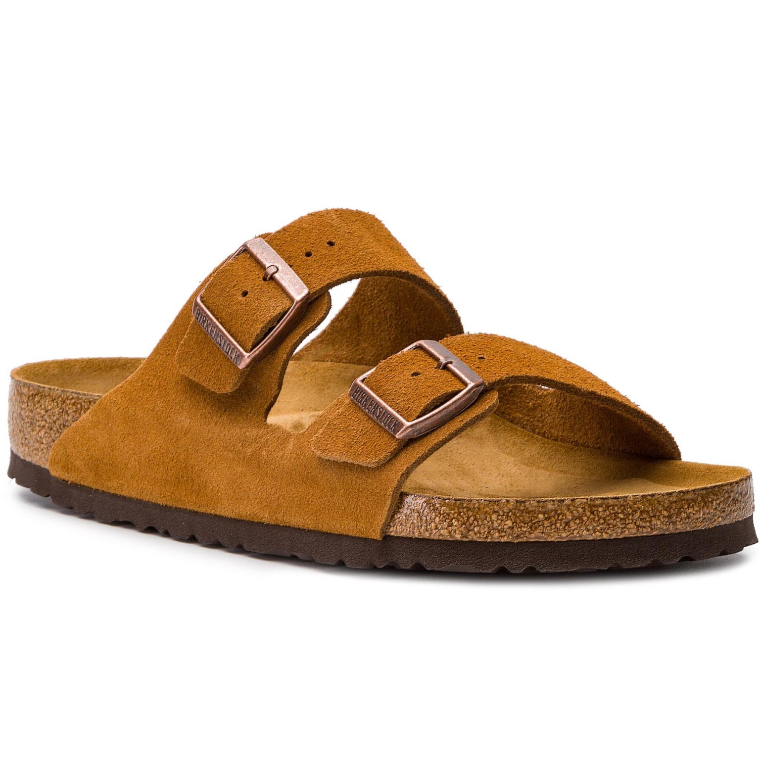 Чехли Birkenstock в Кафяв цвят