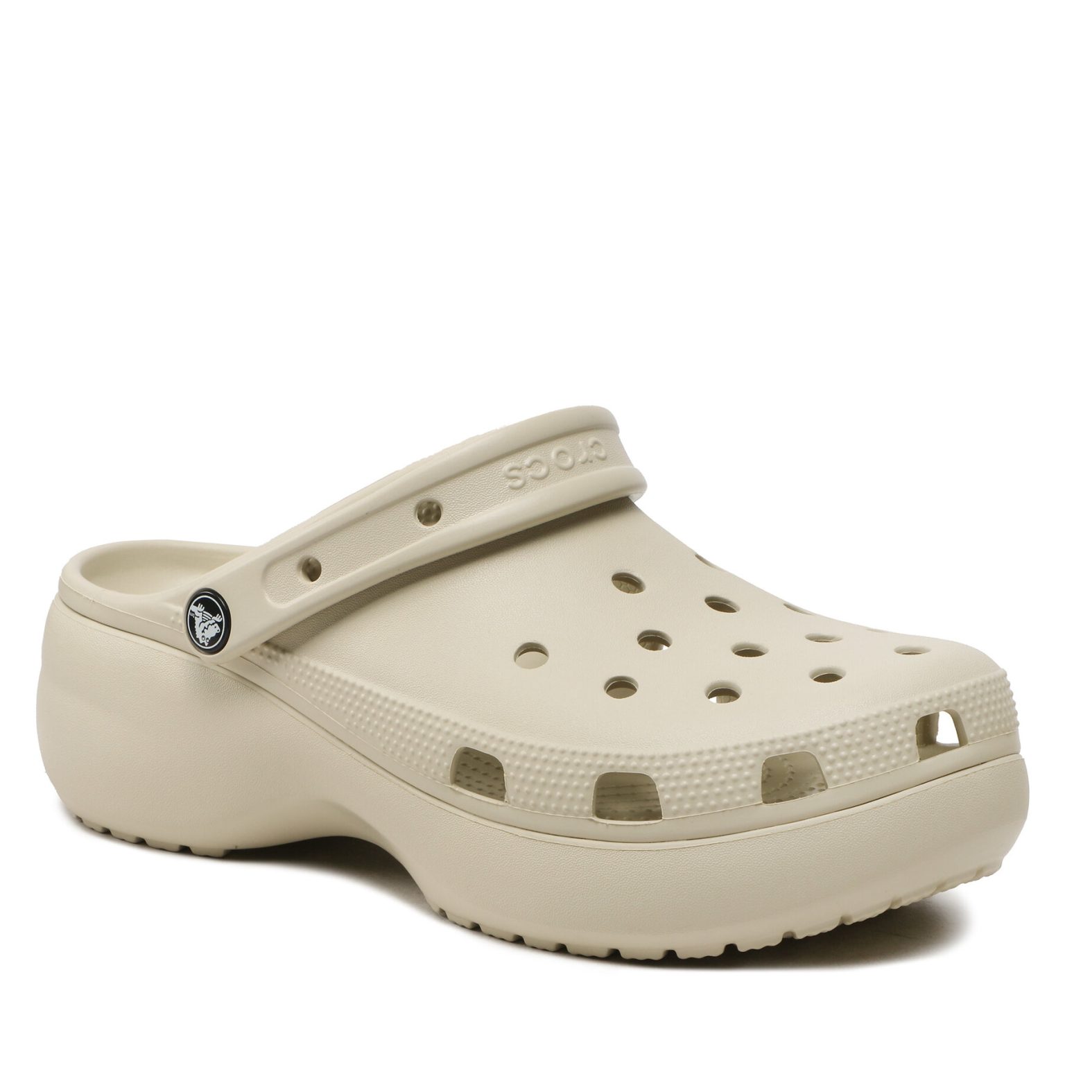 Чехли Crocs в Бежов цвят