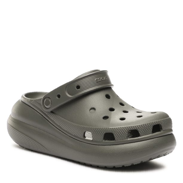 Чехли Crocs в Каки цвят