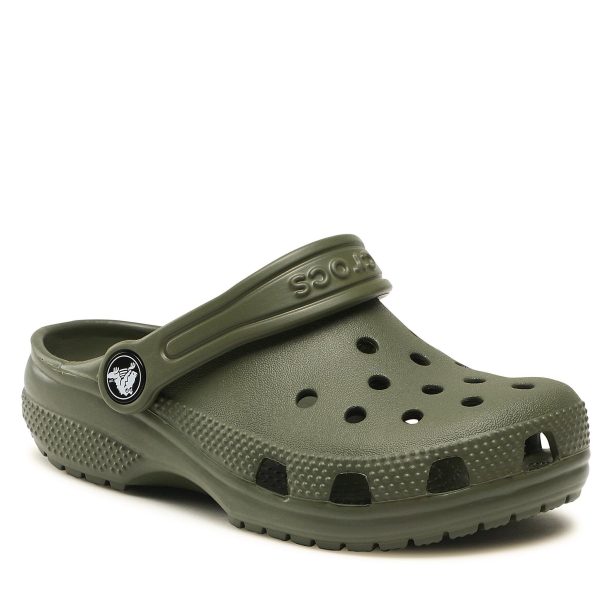 Чехли Crocs в Зелен цвят