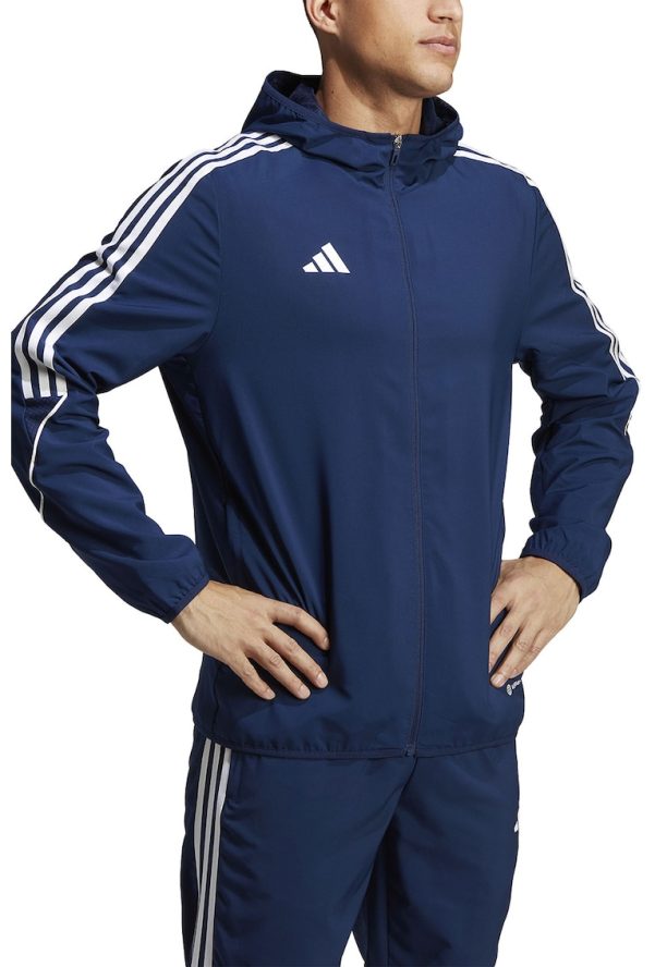 Яке за бягане с лого и цип adidas Performance