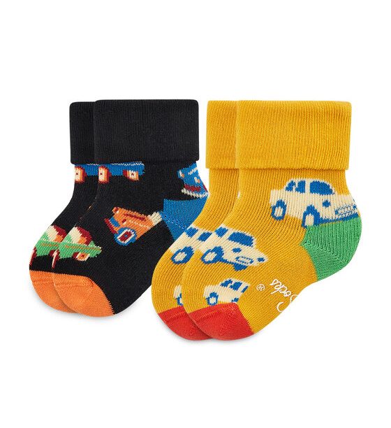 Комплект 2 чифта дълги чорапи детски Happy Socks за Деца