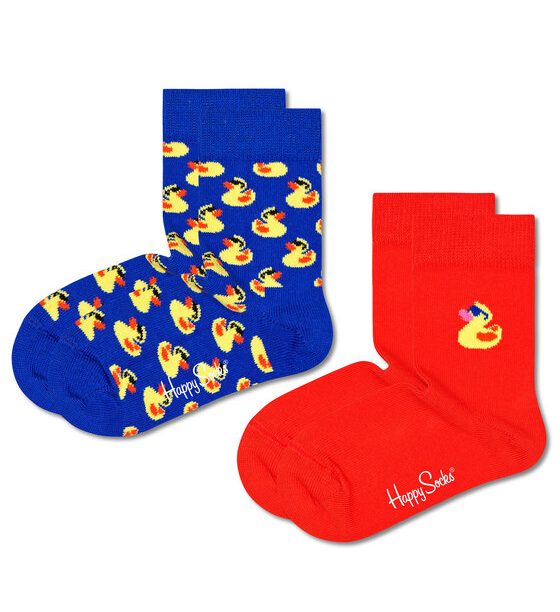 Комплект 2 чифта дълги чорапи детски Happy Socks за Деца