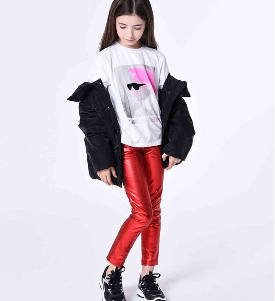 Текстилни панталони Karl Lagerfeld Kids за Момичета