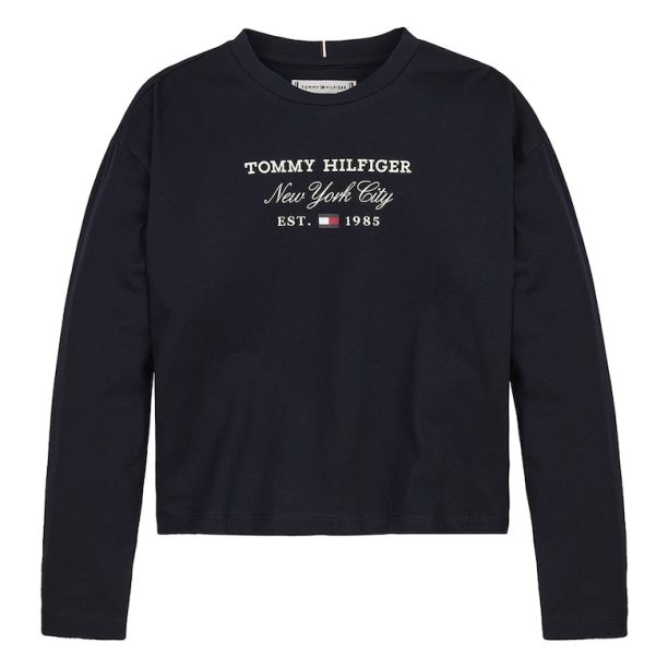 Блуза от органичен памук с лого Tommy Hilfiger