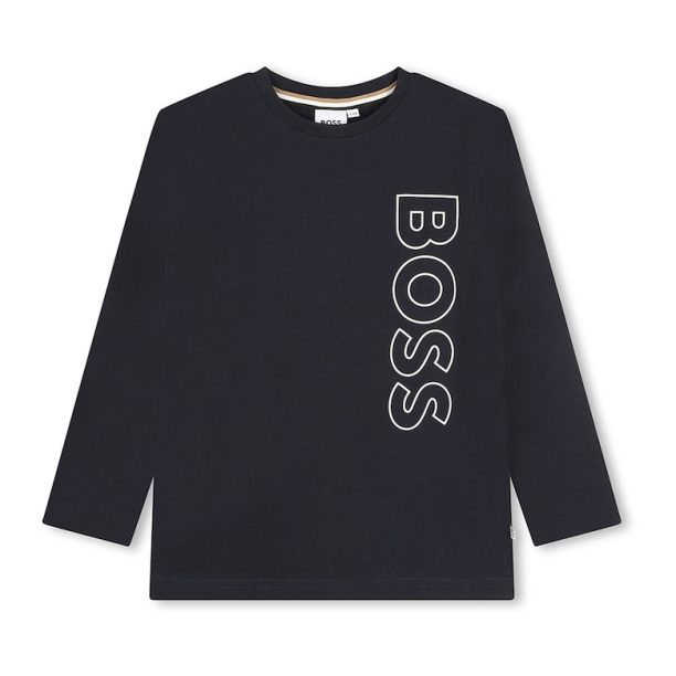 Блуза с лого BOSS Kidswear