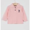 Блуза с яка и лого US Polo Assn