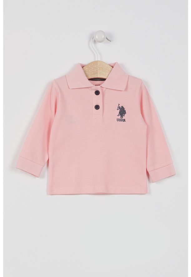 Блуза с яка и лого US Polo Assn