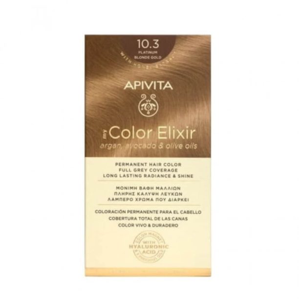 Боя за коса  My Color Elixir интензивно тъмнорусо N6.44 Apivita