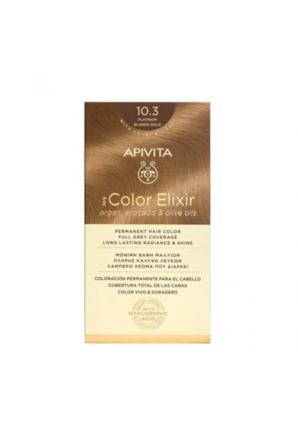 Боя за коса  My Color Elixir интензивно тъмнорусо N6.44 Apivita