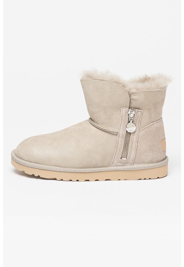 Велурени боти Bailey с цип и вълнена подплата UGG