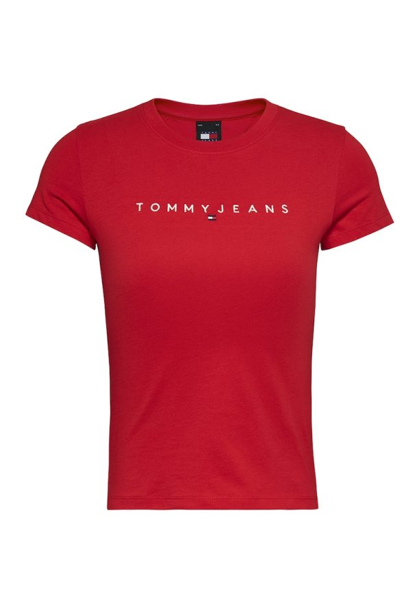 Вталена тениска от органичен памук Tommy Jeans