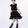 Ежедневна рокля Karl Lagerfeld Kids за Момичета