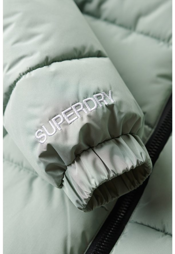 Капитонирано зимно яке с качулка SUPERDRY