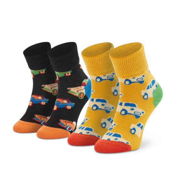 Комплект 2 чифта дълги чорапи детски Happy Socks за Деца