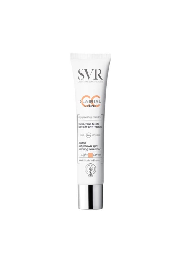 Крем  Clairial CC - SPF50 - Light - За коригиране на кафяви петна - 40 мл SVR