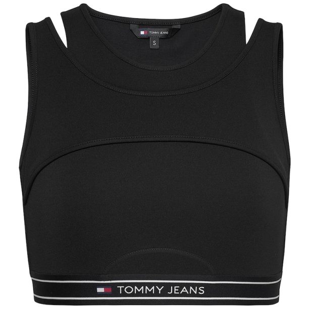 Къс топ с отвори Tommy Jeans