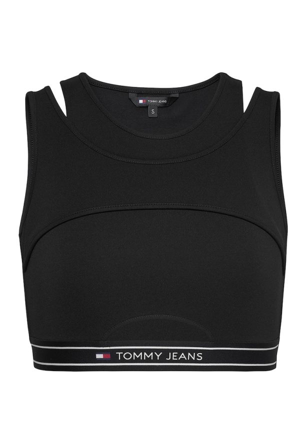 Къс топ с отвори Tommy Jeans