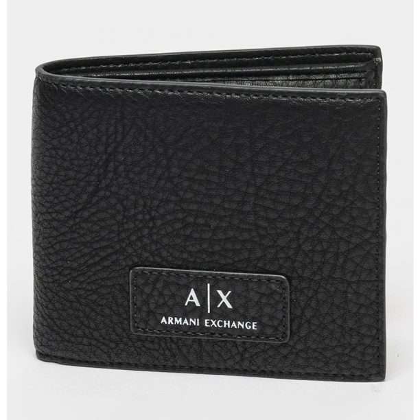 Портфейл от еко кожа с пришито лого ARMANI EXCHANGE