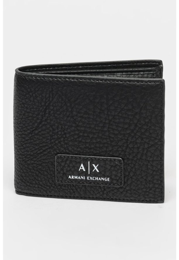 Портфейл от еко кожа с пришито лого ARMANI EXCHANGE