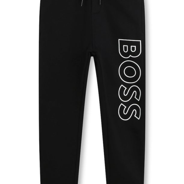 Спортен панталон с връзка и лого BOSS Kidswear