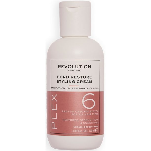 Стилизиращ крем за коса Revolution Hair Plex 6 Bond Restore Styling Cream - 100 мл Revolution Plex