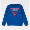 Суитшърт с лого и овално деколте GUESS JEANS