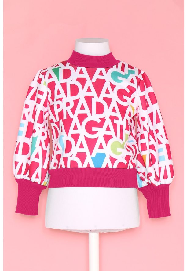 Суитшърт с надпис Agatha Ruiz de la Prada