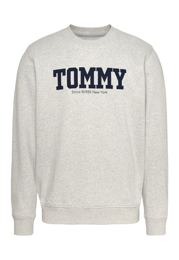 Суитшърт с овално деколте и лога Tommy Jeans