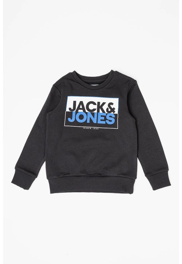 Суитшърт с овално деколте и лого Jack  Jones