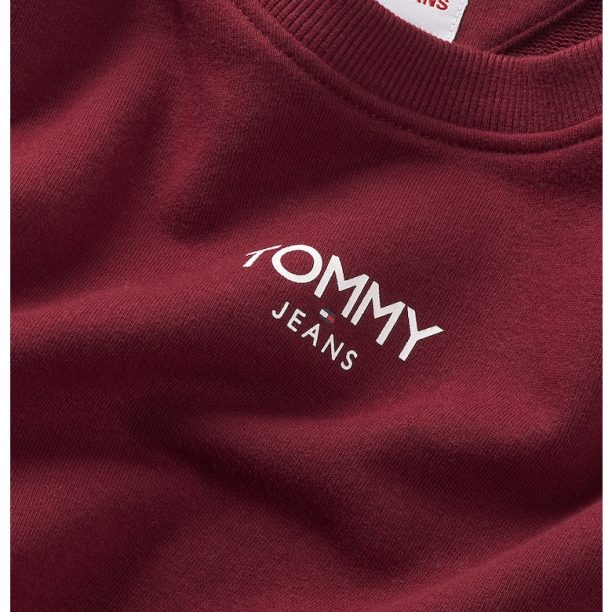 Суитшърт с органичен памук с лого Tommy Jeans