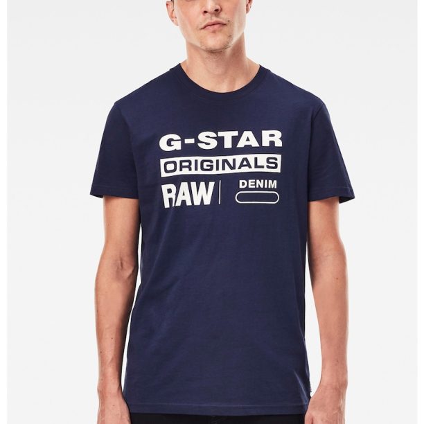 Тениска от органичен памук с щампа G-Star RAW