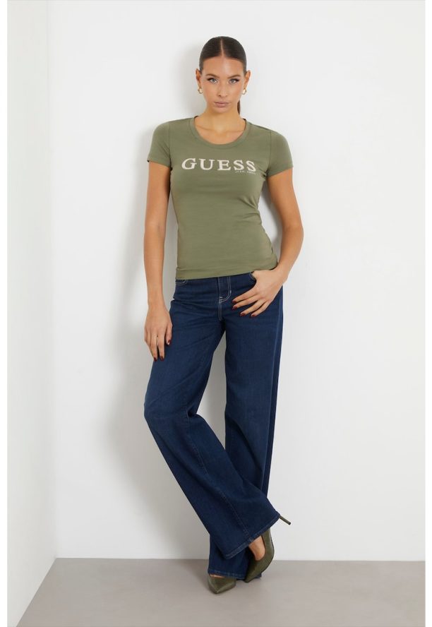 Тениска с лого GUESS JEANS