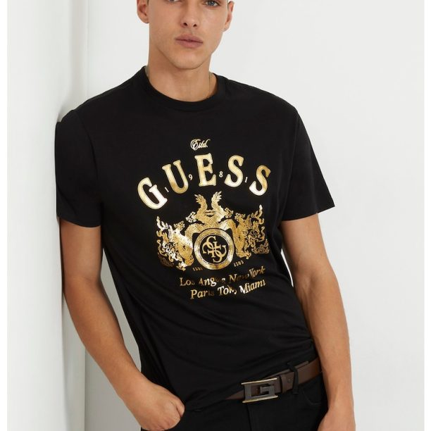 Тениска с лого GUESS JEANS