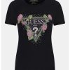 Тениска с лого и принт GUESS JEANS