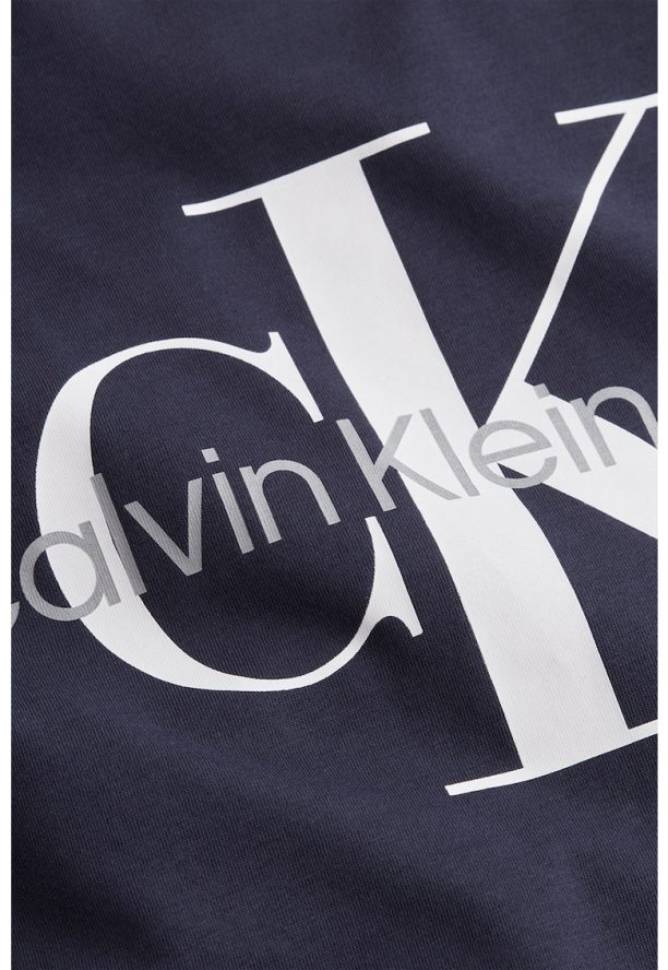 Тениска с овално деколте и лого CALVIN KLEIN JEANS