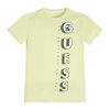 Тениска с овално деколте и лого GUESS JEANS