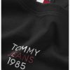 Тениска с овално деколте и лого Tommy Jeans