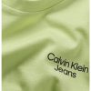 Тениска с овално деколте и лого CALVIN KLEIN