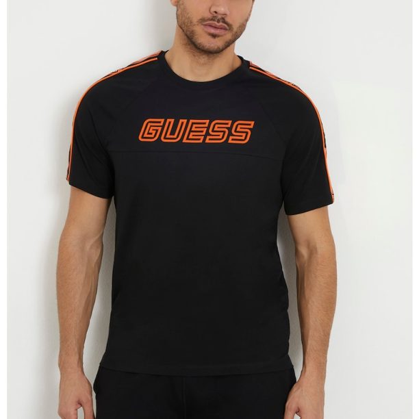 Тениска със стандартна кройка и лого Guess